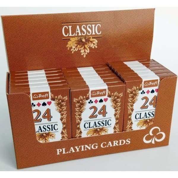 Carti de Joc Trefl Classic, 24 carti/pachet, multicolor, 3+ ani 3