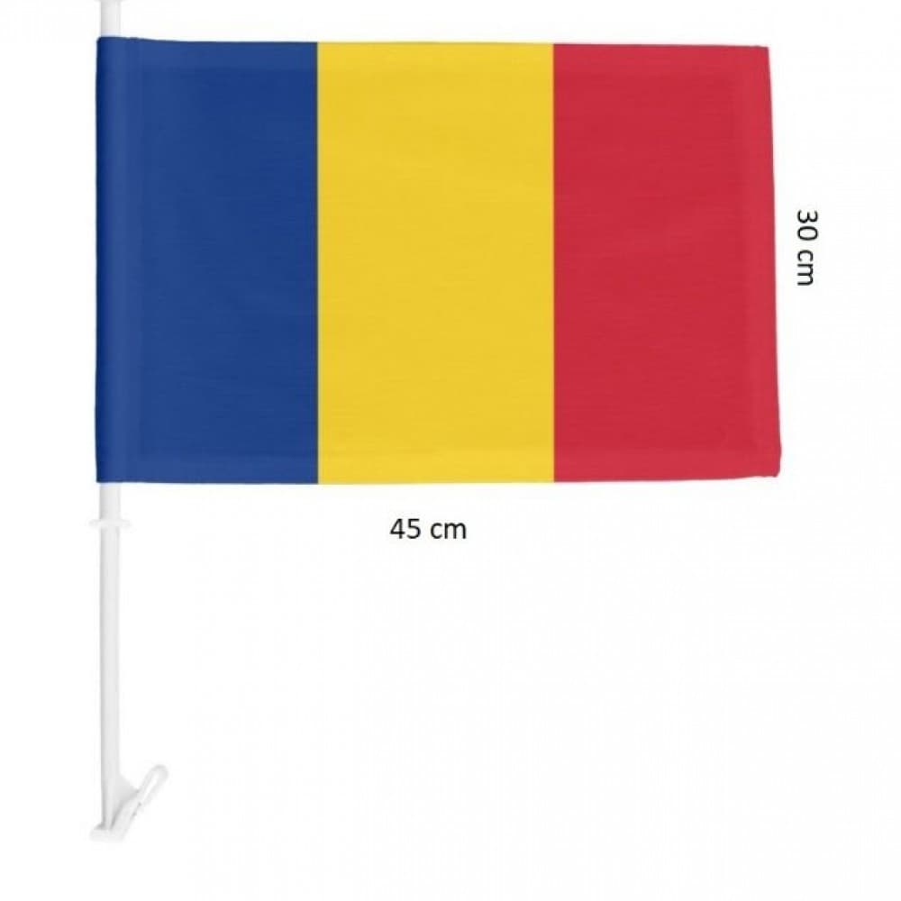 Steag Tricolor auto 45 cm x 30 cm / stegulet / stegulet auto / flag / drapel 2