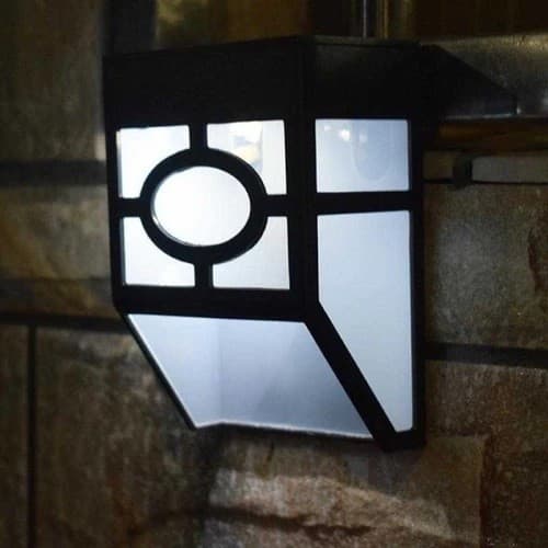 Lampa solara cu senzor geometric, IP65, lumina alb rece 4