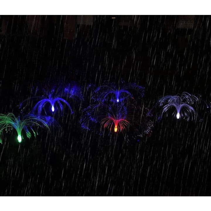 Lampa solara LED pentru gradina, tip meduza, inaltime 90 cm, multicolora 3
