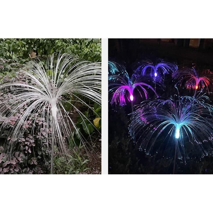 Lampa solara LED pentru gradina, tip meduza, inaltime 90 cm, multicolora 4