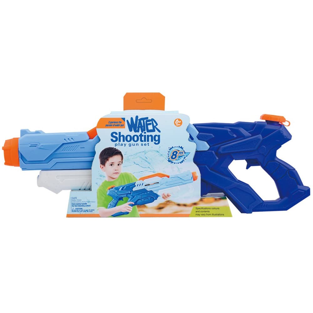 Jucarie pistol cu apa, plastic, rezervor 1500 ml, 6 ani+, albastru 3