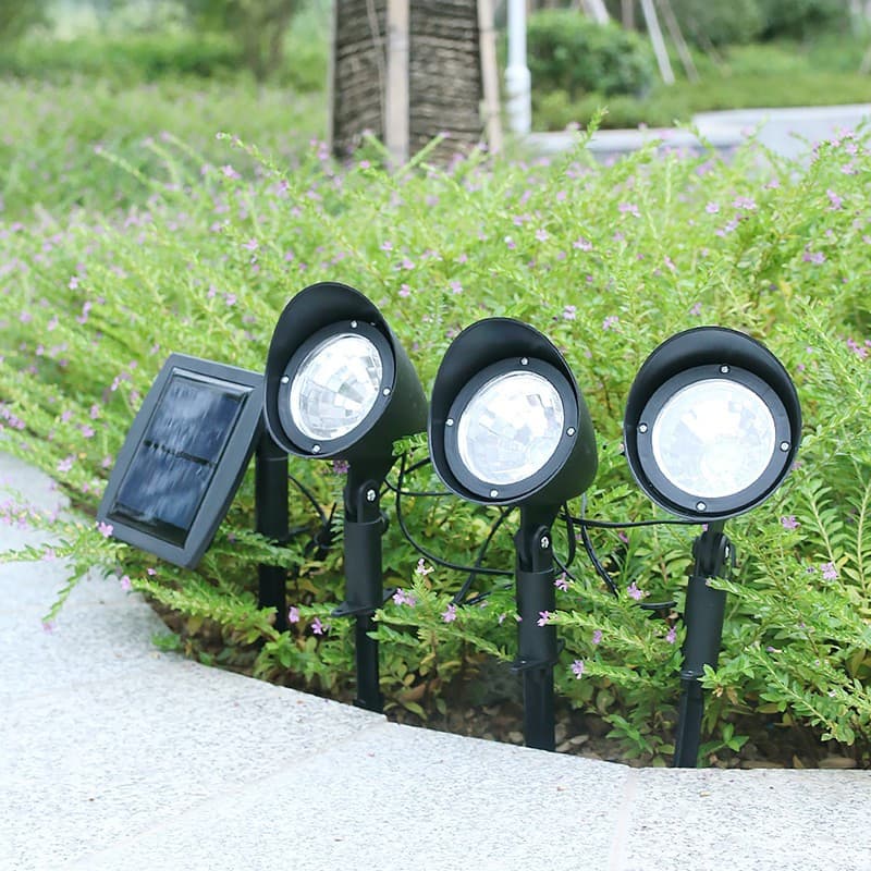 Lampa solara decoratiune pentru gradina, model 3 felinare, alb rece 3