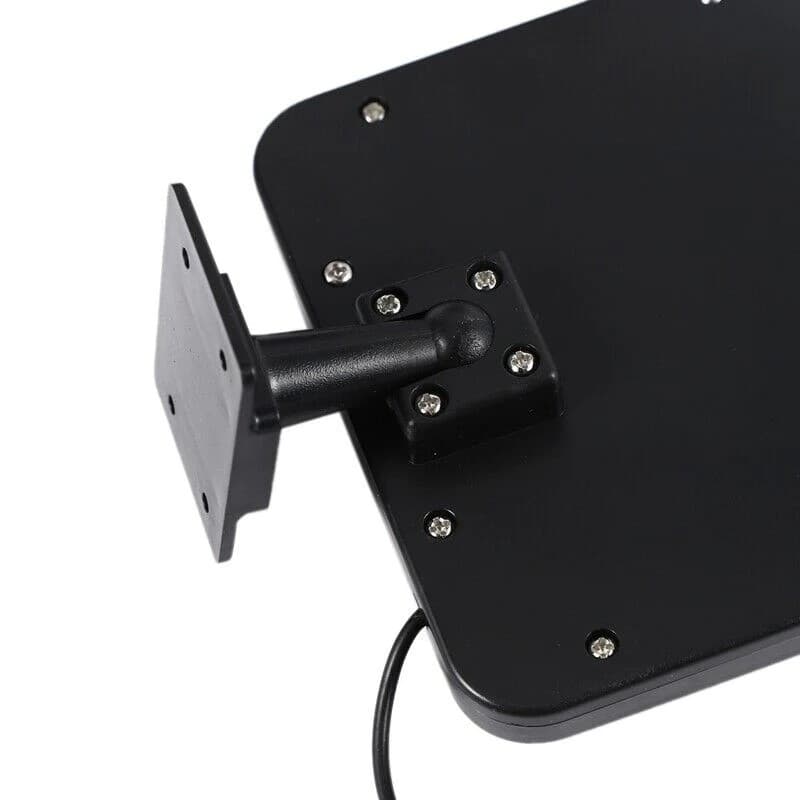 Lampa solara cu senzor de miscare, 108 COB LED, 2 grile, 2400lm, IP65, neagra 4