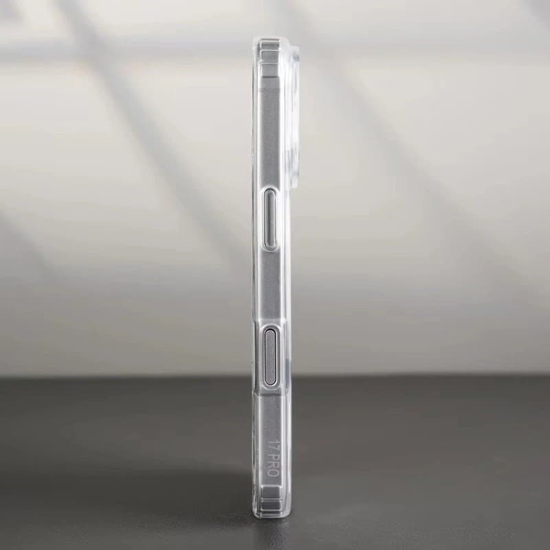 Husa protectie Apple iPhone 17 Pro Max, Magsafe, SnapOn, AntiDrop, Acryl+TPU, transparenta 3