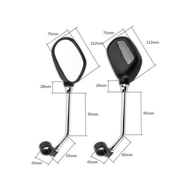 Set oglinzi pentru bicicleta cu banda reflectorizanta 3