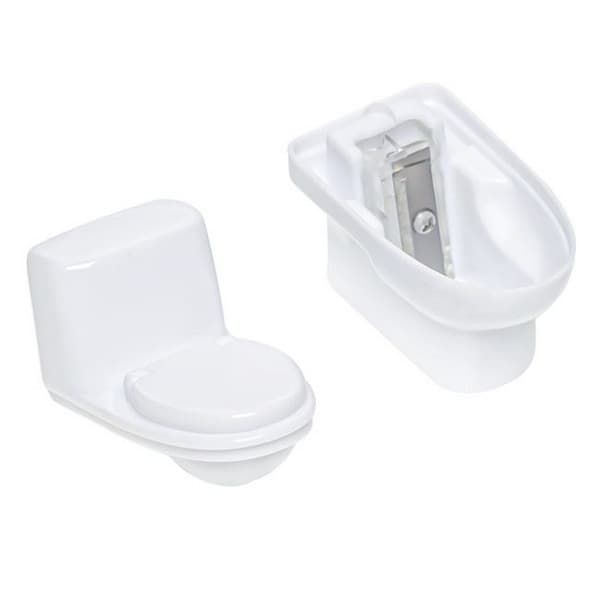 Ascutitoare, design vas de toaleta, capac mobil, 4.5 x 3 x 4.5 cm 3