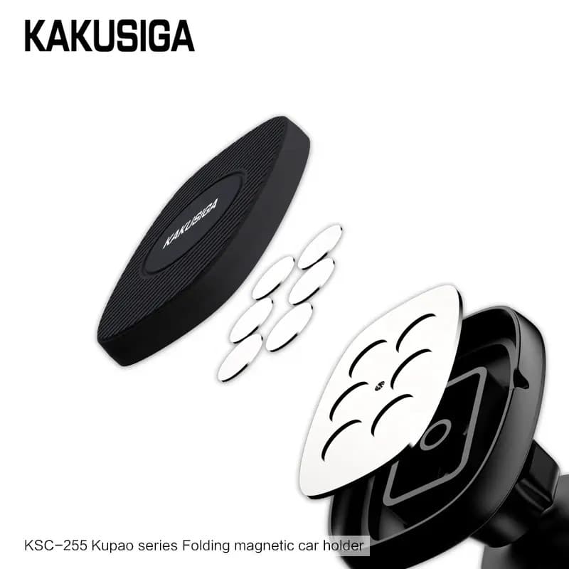 Suport auto magnetic KSC-255, montaj cockpit bord, multiangle, brat flexibil, negru 3