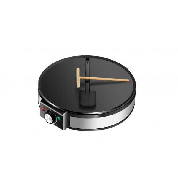 Aparat pentru preparat clatite ZLN 2922, negru/Inox, putere 1200W, diametru plita 30 cm, temperatura ajustabila 3