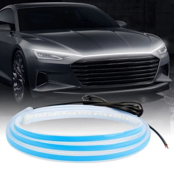 Banda LED decorativa pentru capota masinii, lumina alba, 180 cm 1
