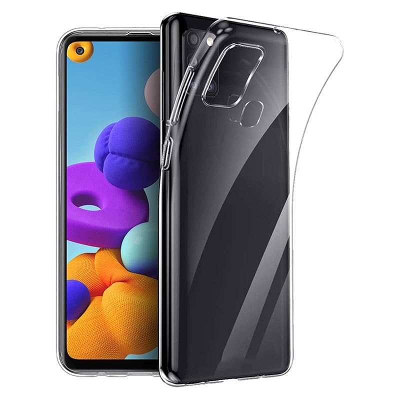 Husa de protecție Samsung Galaxy A21s, TPU transparent, grosime 2 mm 1