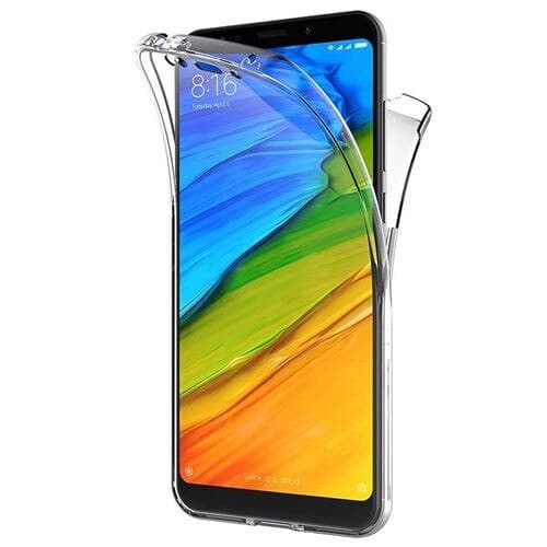 Husa protectie Redmi 5 Plus Full TPU 360° (fata + spate), transparenta 1