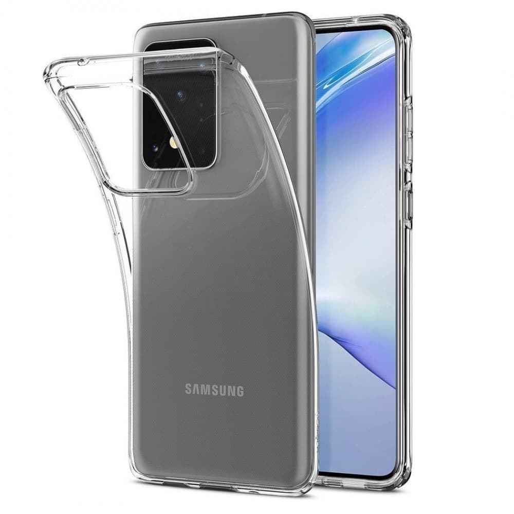 Husa de protecție Samsung Galaxy S20 Ultra, TPU transparent, grosime 2 mm 1