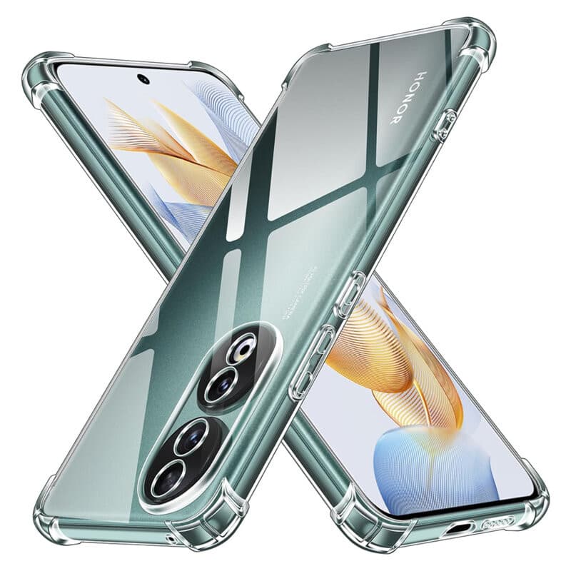 Husa protectie Honor 90 5G, TPU transparent, intarituri in colturi, grosime 1,5 mm 1