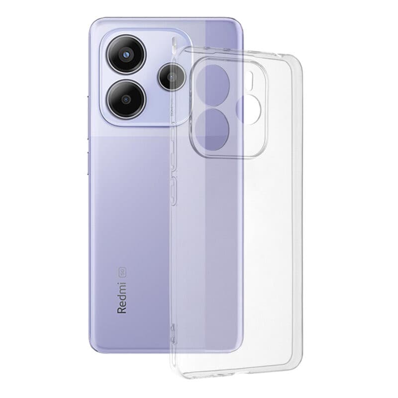 Husa protectie Xiaomi Redmi Note 14 5G, TPU transparent, 2 mm, blister 1