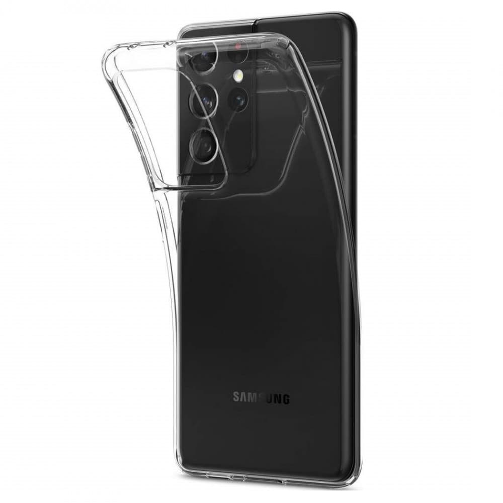 Husa de protecție Samsung Galaxy S21 Ultra, TPU transparent, grosime 2 mm 1
