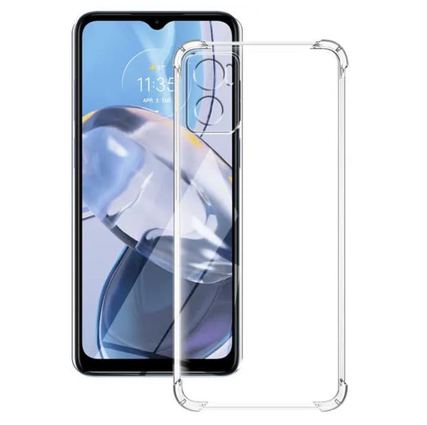 Husa Motorola Moto E13, TPU transparent, intarituri in colturi, grosime 1,5 mm 1