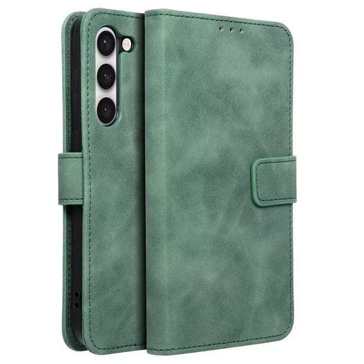 Husa Samsung Galaxy S23+ (S23 Plus), Tender Book, inchidere cu clapa magnetica, verde 1