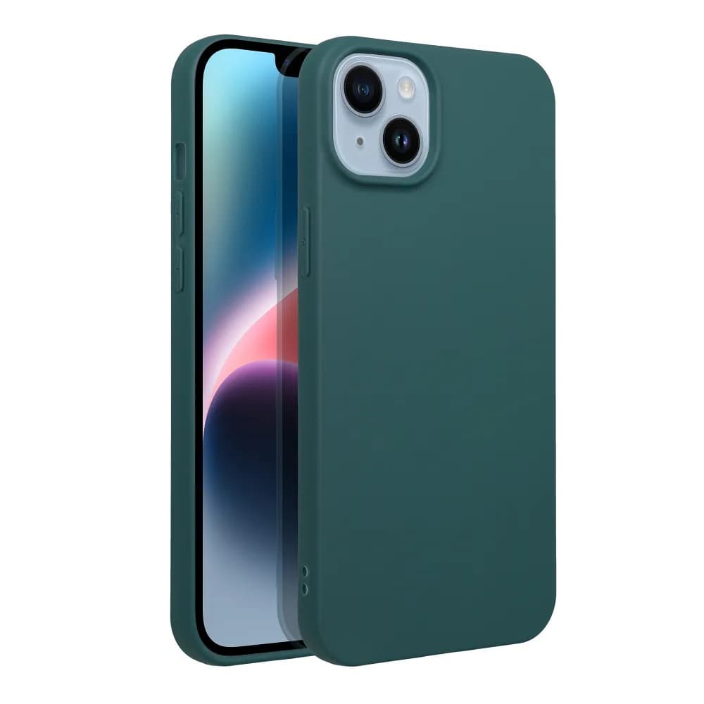 Husa Huawei Nova Y61 4G, Matt TPU, silicon moale, verde inchis 1