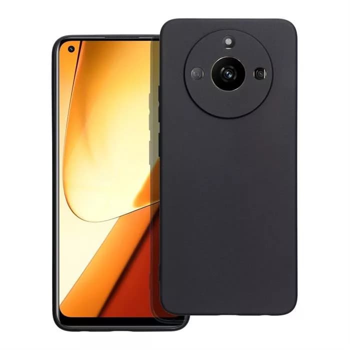 Husa protectie Realme 11, Matt TPU, silicon moale, negru 1