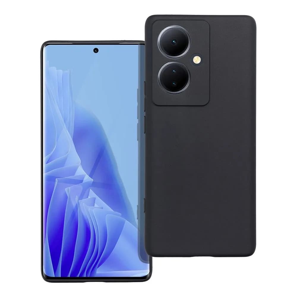Husa protectie Vivo V29 Lite, Matt TPU, silicon moale, negru 1