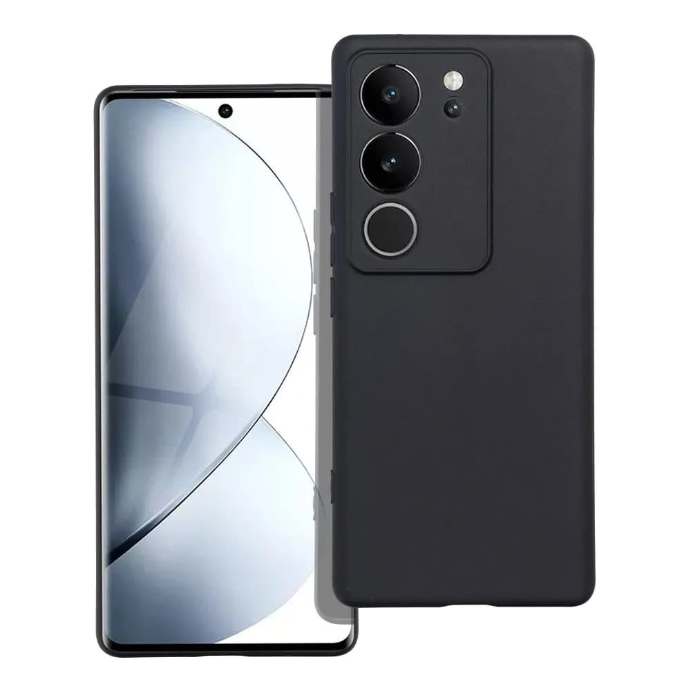 Husa protectie Vivo X90 Pro, Matt TPU, silicon moale, negru 1
