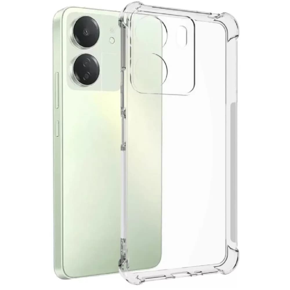 Husa Xiaomi Redmi 13C 4G / Poco C65, TPU transparent, intarituri in colturi, grosime 1,5 mm 1