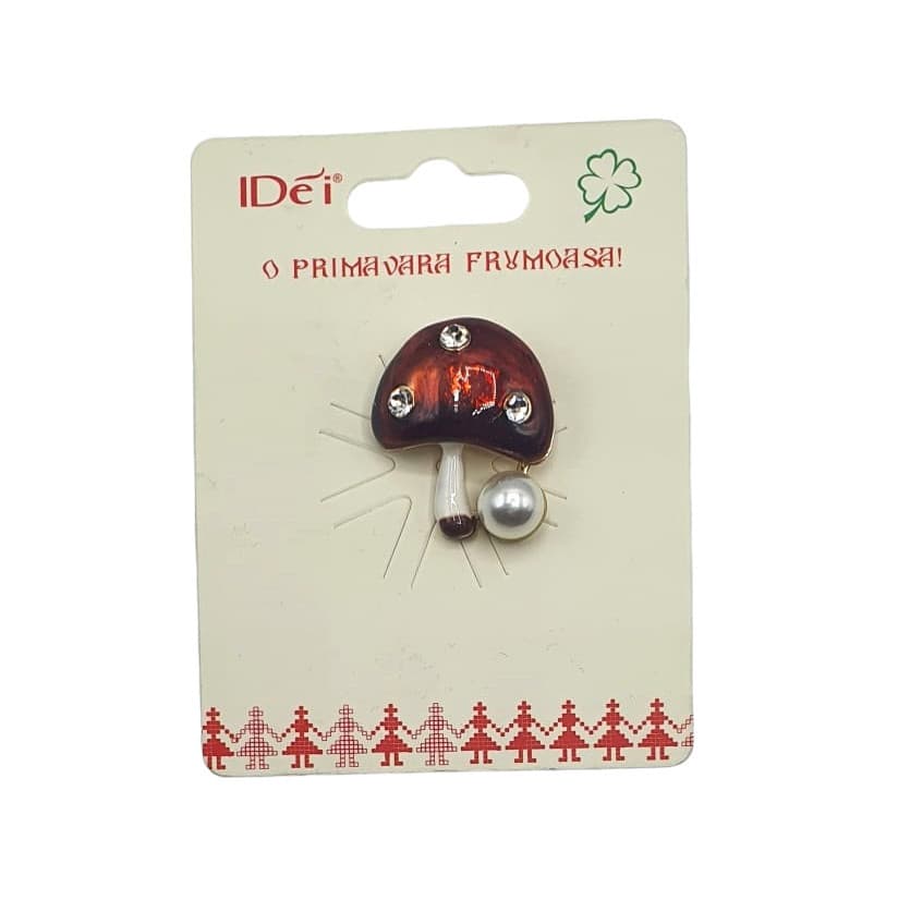 Martisor brosa metalica, model 9 1