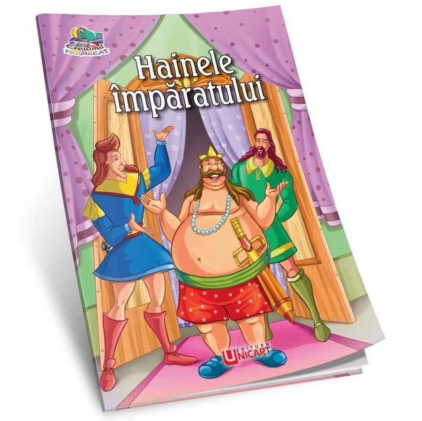 Carte de citit si colorat A5, editura Unicart, Hainele imparatului 1