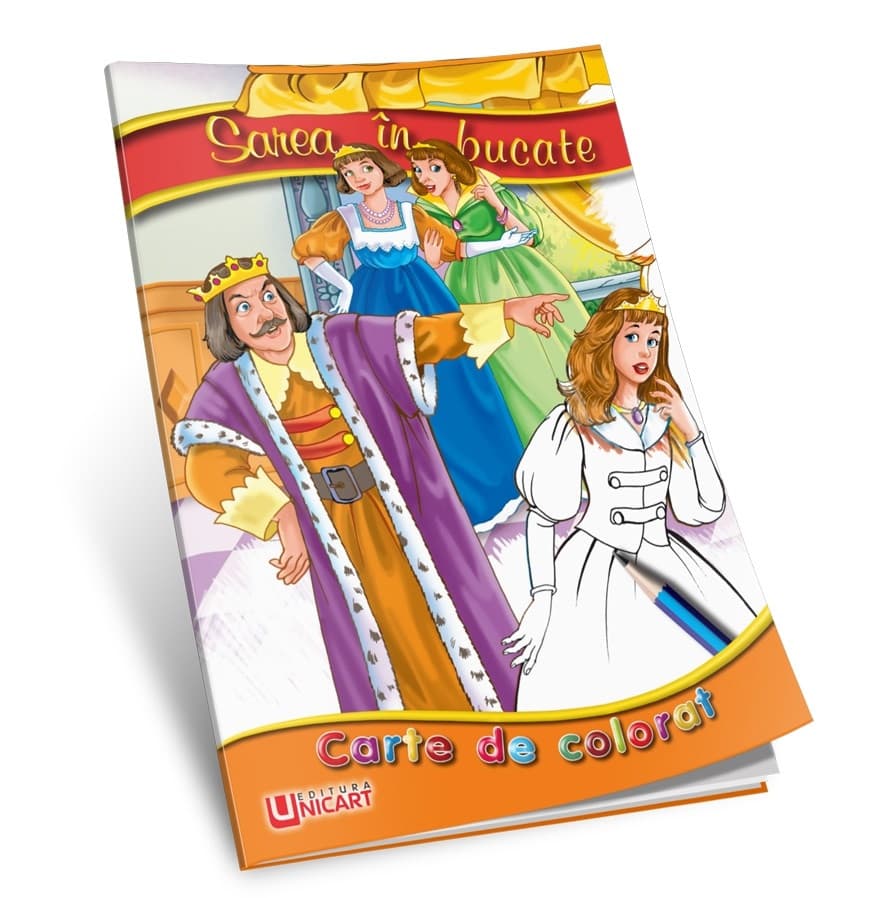 Carte de citit si colorat A5, editura Unicart, Sarea in bucate 1