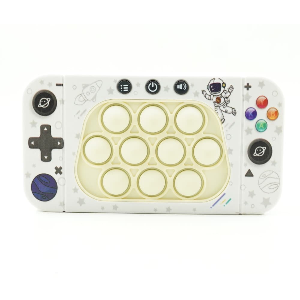 Jucarie interactiva Speed Push, joc de viteza apasare taste tip Pop-It, sunete si lumini, model astronaut 1