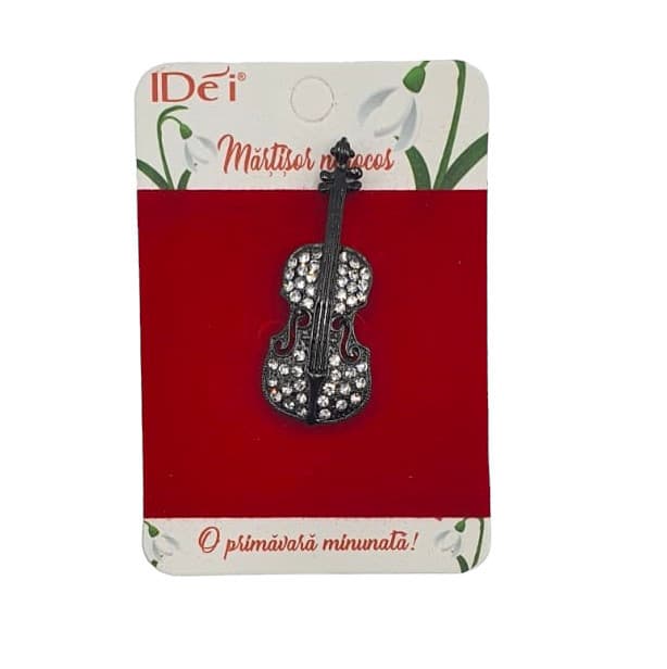 Martisor brosa metalica, model 26 1