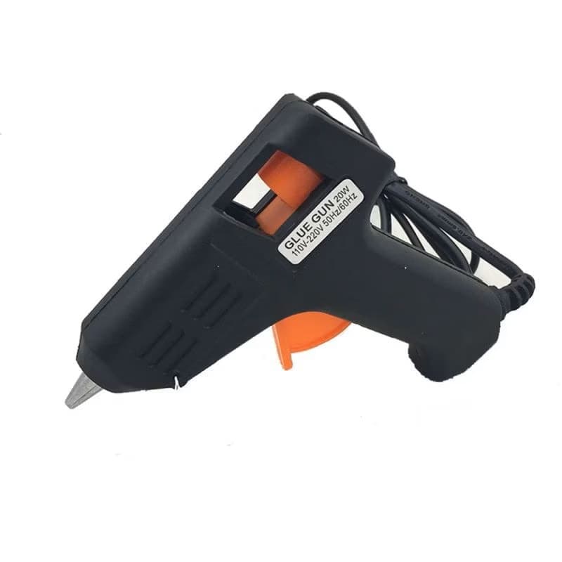 Mini pistol de lipit pentru bara de silicon 7 mm, putere 20W, negru 1