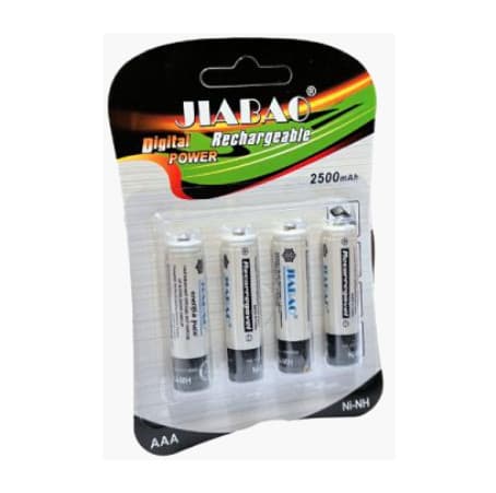 Set 4 acumulatori 1.2V, R3, 2500mAh, JIABAO R3 (AAA) 1