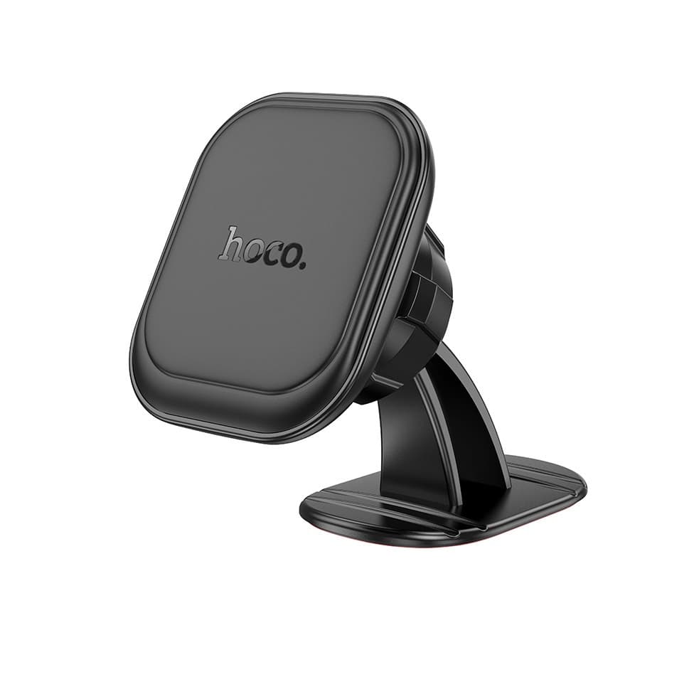 Suport auto magnetic Hoco H30, rotire la 360 de grade, prindere adeziva, negru 1