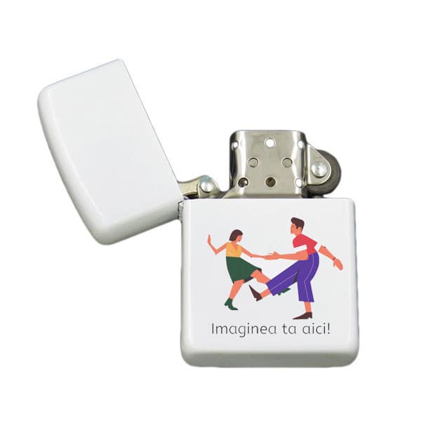 Bricheta metalica tip ZIPPO (cu gaz), personalizata cu poza ta 1