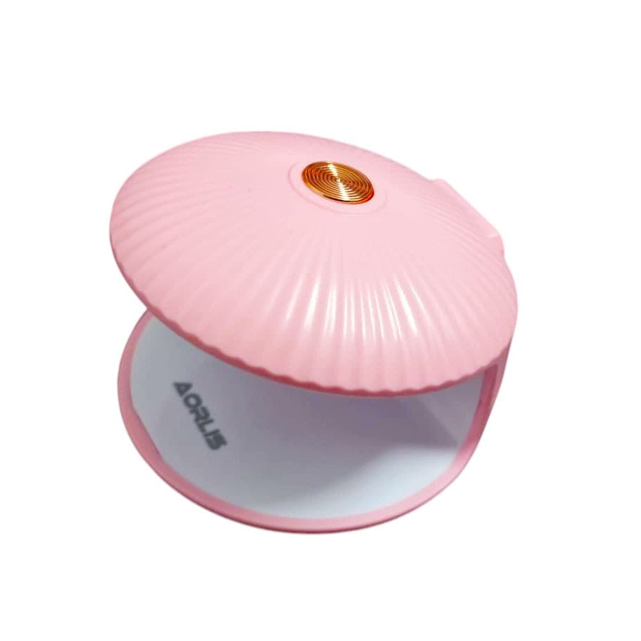 Mini lampa UV Aorlis AO-78040, 5 LED-uri, 6W, actionare pe unghie, roz 1