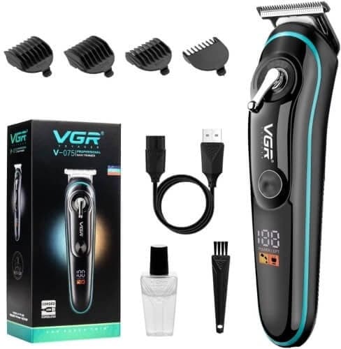 Aparat de tuns VGR V075, acumulator incorporat, afisaj LED 1