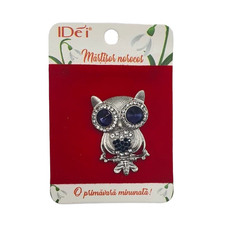 Martisor brosa metalica, model 30 1