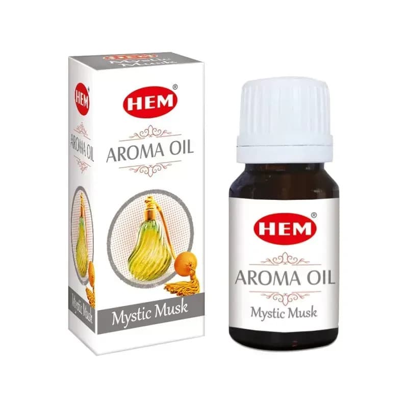 Ulei esential pentru aromaterapie Hem Mystic Musk, aroma mosc, 10 ml, cu picurator 1