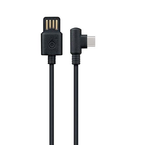 Cablu de date si incarcare OnePlus, conector Type C la 90 grade, 2A, 1 metru, negru 1