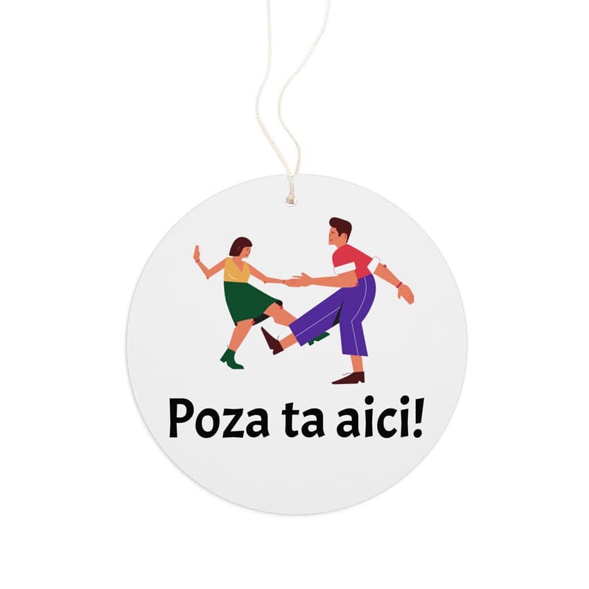 Odorizant auto/casa cu poza ta, din fetru, rotund, 9 cm 1