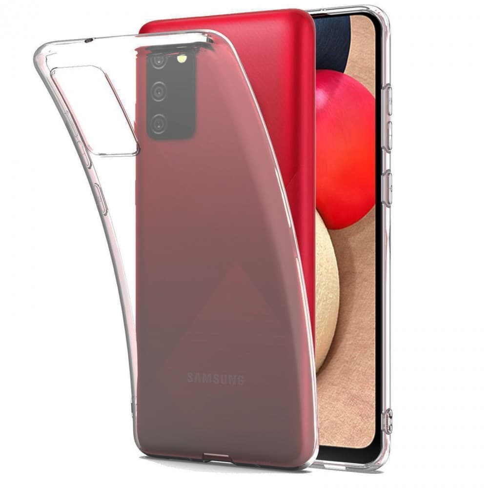 Husa de protecție Samsung Galaxy A02s, TPU transparent, grosime 2 mm 1