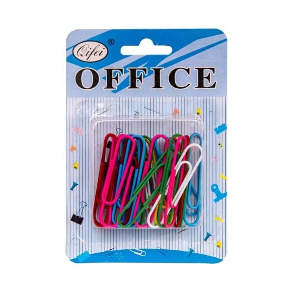 Agrafe birou Office Cover P-5016, metalice, 50 mm, diverse culori, blister 30 buc 1