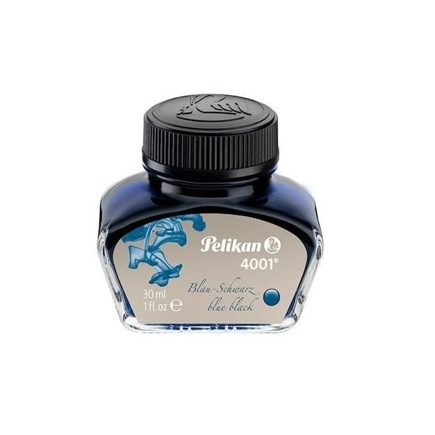 Calimara cu cerneala Pelikan 4001, cerneala albastra, 30 ml 1