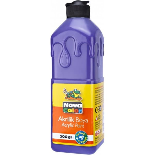 Culori acrilice Nova Color, 500ml,violet 1
