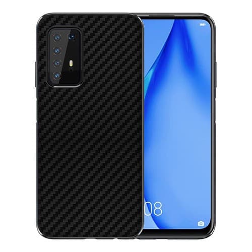 Husa de protectie Carbon Case pentru Huawei P40, TPU moale cu aspect carbon, negru 1