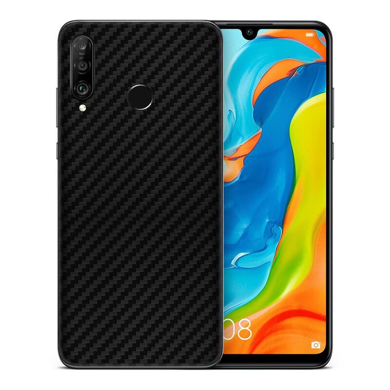 Husa de protectie Carbon Case pentru Huawei Y5P, TPU moale cu aspect carbon, negru 1