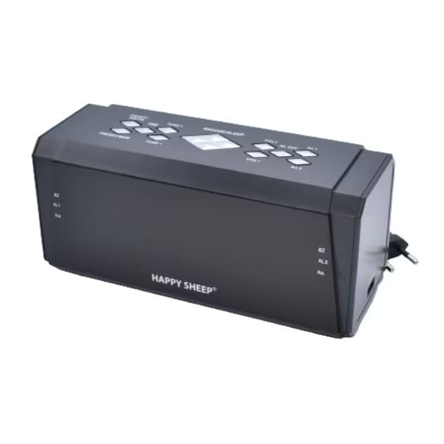 Radio AM/FM cu ceas Happy Sheep CR-8898, Ecran LED, alarma dual, negru 1