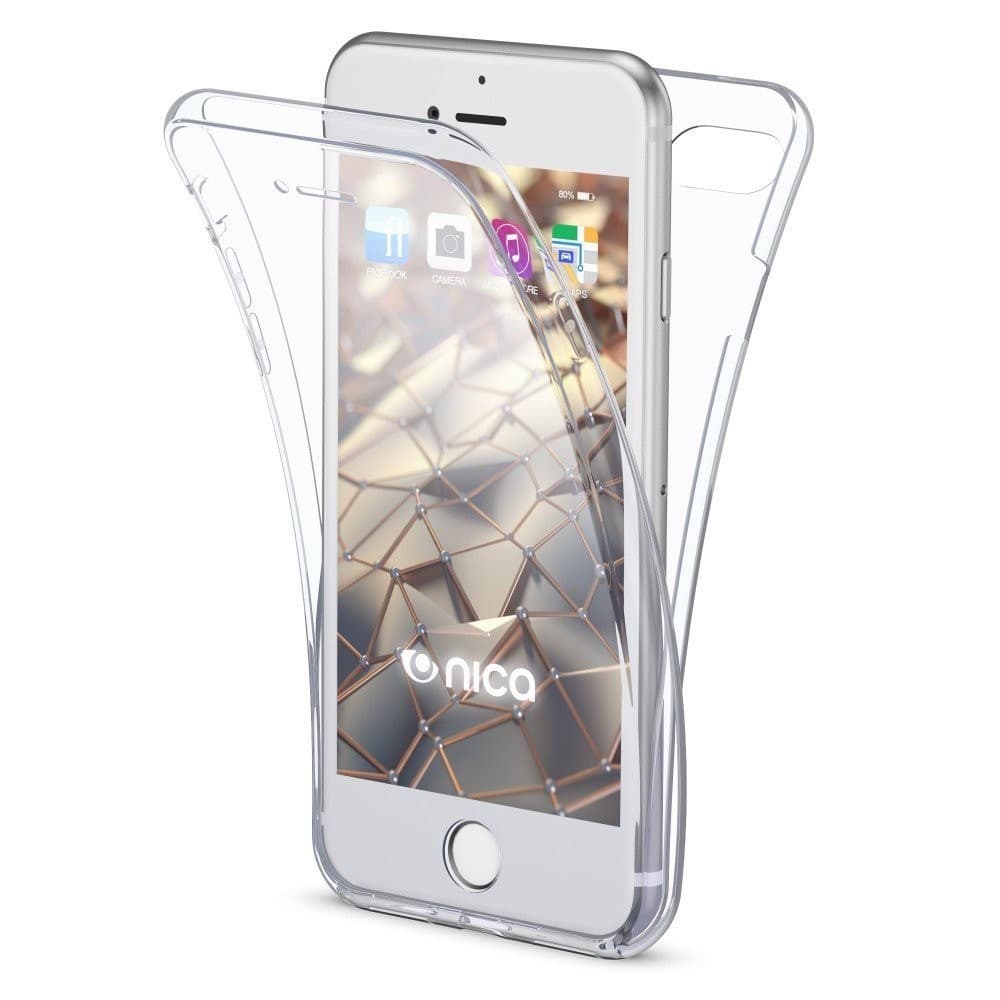 Husa Full TPU 360° pentru iPhone 7/8 Plus, transparenta 1